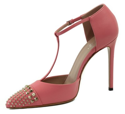 pink t bar heels