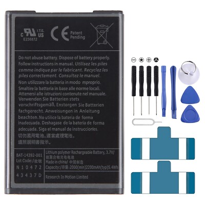 Für Blackberry M-S1 Bold 9000/9700 2000mAh Ersatzakku BAT-14392-001