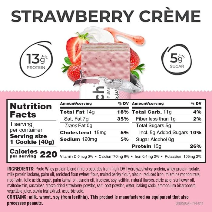 Power Crunchbar Energy Straw Crema 1,4 OZ Paquete de 4 Foto 3 de 4