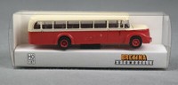 Brekina 59221 (H0,1:87) Man Mkn Rundhauber Bus Hellelfenbein/Rot - Neuware!