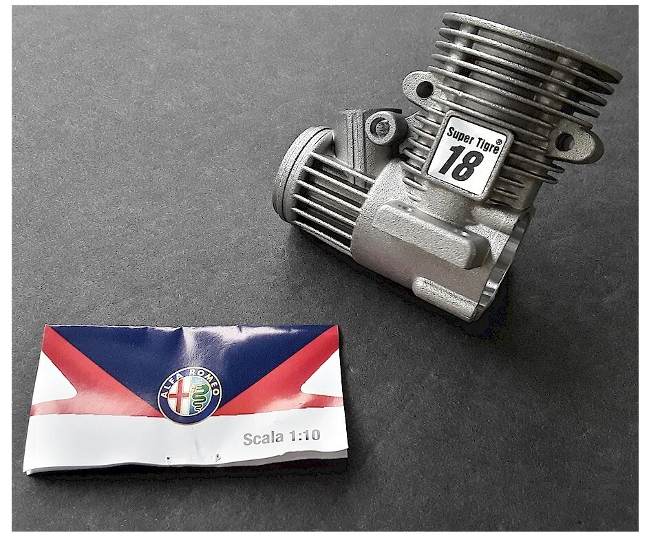 Super Tigre 18CXP Engine Crankcase AMG Mercedes C Class DTM 2008 1 10 Deagostini