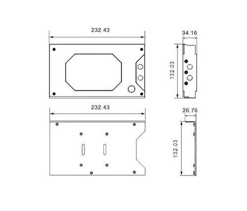 Granzon GPU Water Block For Palit RTX5090 GAMEROCK 32GB N-PT5090GK-X - Photo 5/15