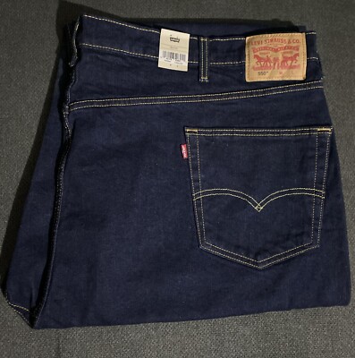 New With Tags Levis Mens 550 Jeans Relaxed Fit Stretch Size 56x30 Big Tall 