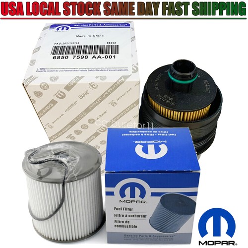 Genuine 2022 RAM 1500 EcoDiesel 3.0L Mopar Oil Fuel Filter Kit MO631