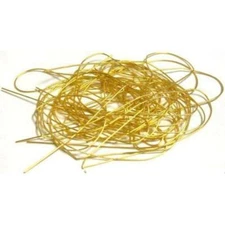 5g French Wire Bead Stringing Jewelry Gold Tone Fine
