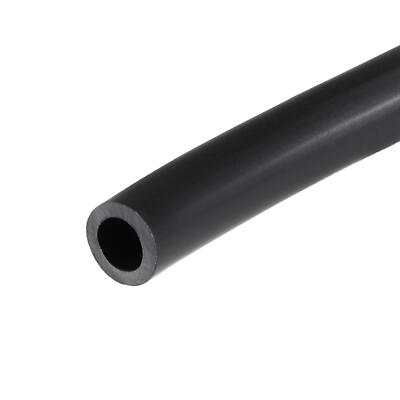 Schmieröl Schlauch 4mm ID x 6mm(1/4'') AD 3.3ft Gummi Wasserschlauch Schwarz