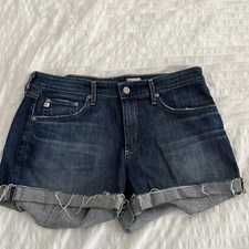 Adriano Goldschmied AG Jeans The Hailey Ex-boyfriend Roll-up Shorts Size 29