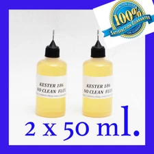 100 ml.  KESTER 186   Soldering Solder Liquid Flux Reflow   NO CLEAN  ROSIN FLUX
