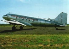 General Cargo Australia DC-3 VH-SBL @ Essendon 1982 - postcard