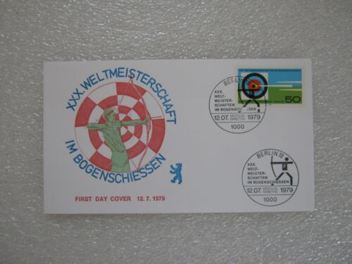 Ersttagsbrief / FDC Berlin 12.07.1979  WM im Bogenschießen (599)  22 - Bild 1 von 1