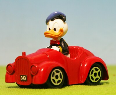 ポリトーイ　ドナルドダックモービル　ミニカー ディズニー POLISTIL - DONALD DUCK CAR- DISNEY WD 01 - MODEL CAR IN ORIGINAL