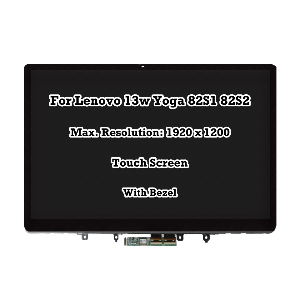 LCD Touchscreen Display Assembly+Bezel For Lenovo 13w Yoga 82S1000BSS 82S1000BUS