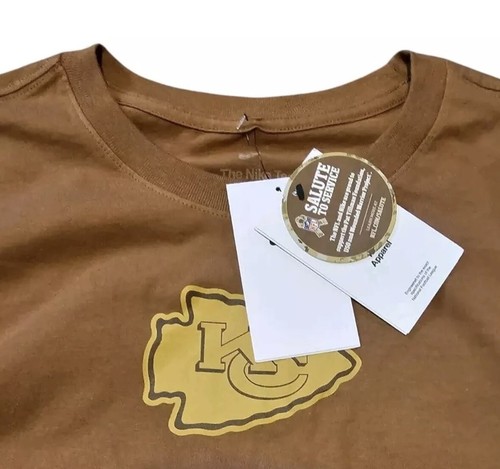 Kansas City Chiefs #15 Patrick Mahomes Salute to Service Military The Nike Tee L - Picture 3 of 6