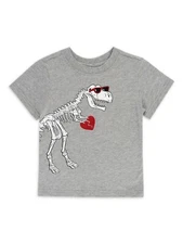 Way to Celebrate Toddler Boys' Valentine's Day T-Rex Heart Tee T-Shirt Size 12M