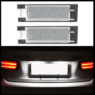 Für Jeep Renegade 2014- 2x LED Kennzeichenbeleuchtung SMD Leuchten