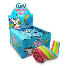 24 X CARAMELLE GOMMOSE FASCINI FRIZZANTI VIDAL UNICORNS ROLLS FRIZZANTE