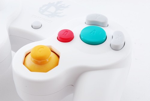 Lot 2 Nintendo GameCube Controller White Super Smash Bros. White w/Box GC Japan - Picture 17 of 24