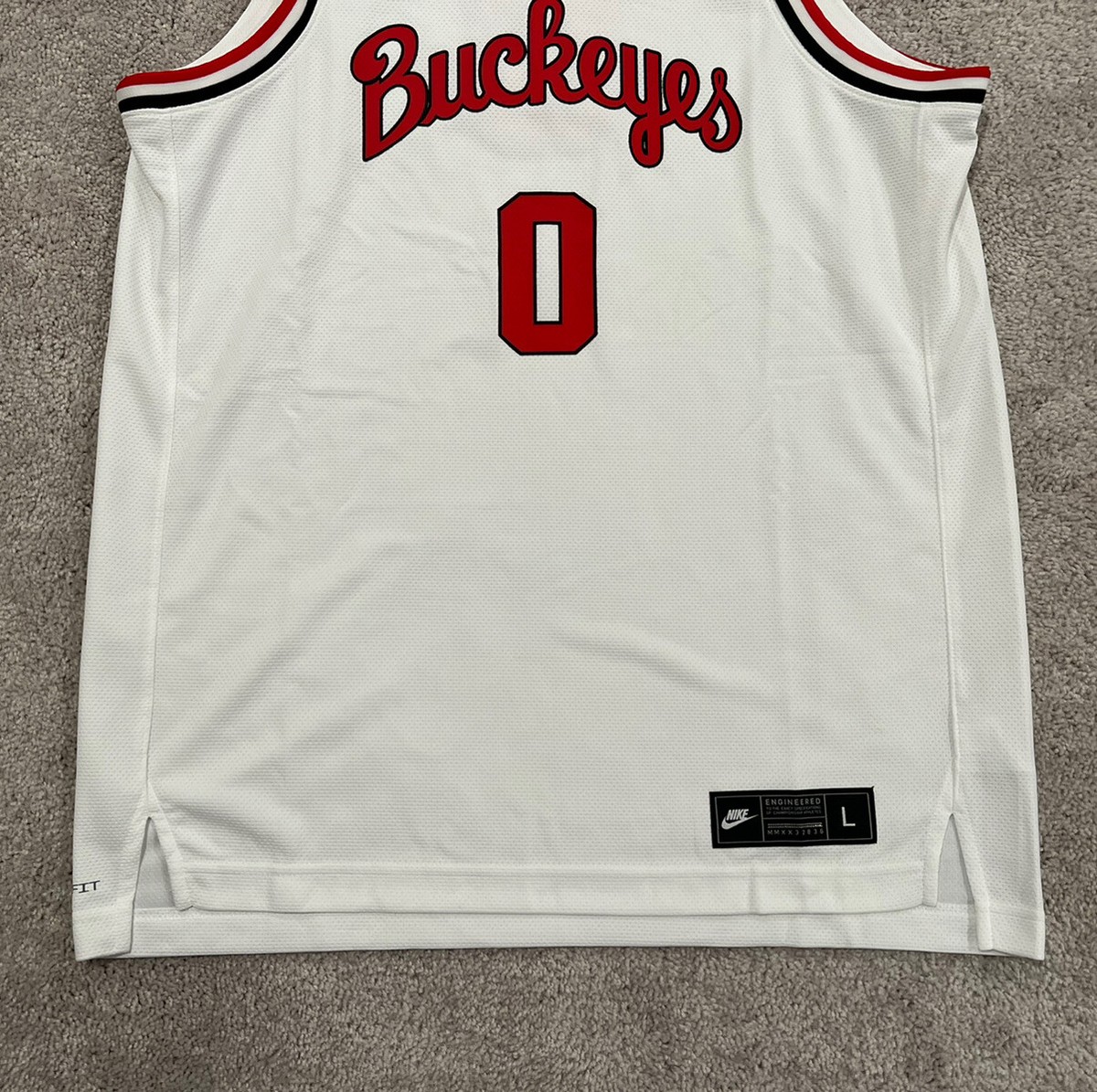 ナイキ　OHIO STATE オハイオ州立大学　バスケ　ユニフォーム　カレッジ Nike Playmaker Ohio State Buckeyes Basketball Game Jersey