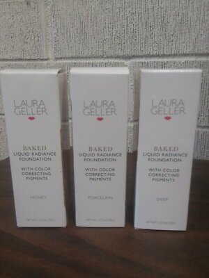 Laura Geller 2 for 1 Baked Liquid Radiance FNDN - Choose your Shade 1.0 fl.oz.