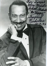 Fayard Nichols- Signed B&W Photograph