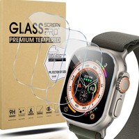 Displayschutz FüR Apple Watch Ultra 49Mm 9H HäRte GehäRtetes Glas Anti-Kratzen