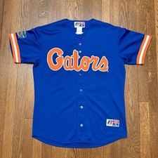 VTG Russell Athletic Team Issue Florida Gators Issued Baseball Jersey MED Sewn