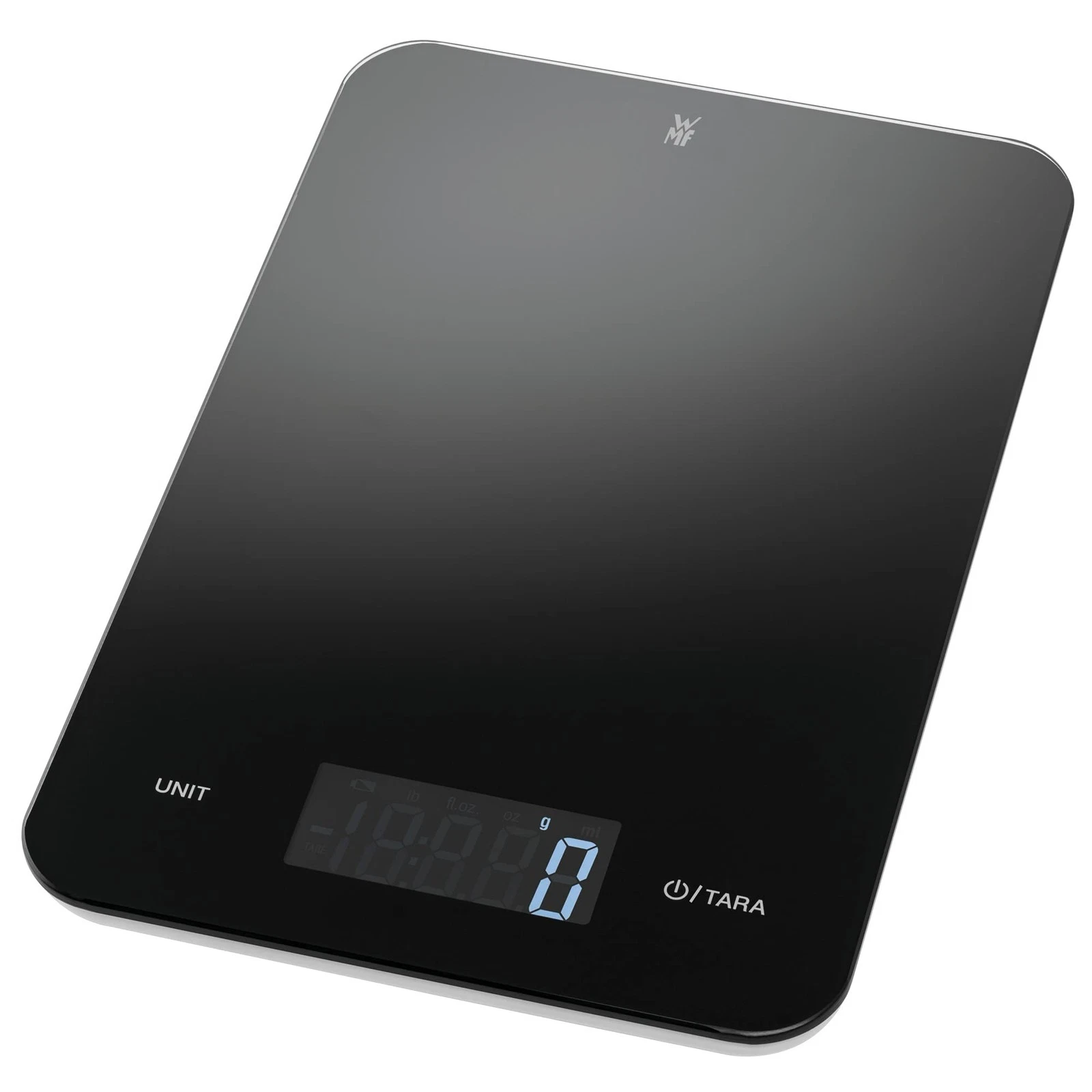 WMF Digital Kitchen Scale 23 x 15 x 2 cm, Baking Scale, Black & Touch Knife Set 2-