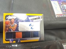 2019-20 ABSOLUTE BOL BOL TT4-BOL TOOLS OF THE TRADE QUAD MEMORABILIA AUTO /175