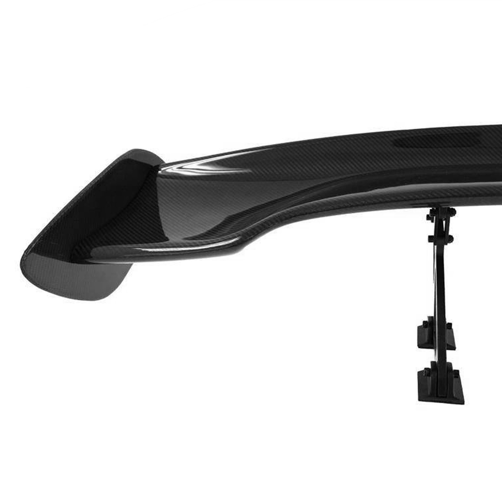 Rear Car Trunk Spoiler Lip Wing Carbon Fiber Color For Maserati GTS Gran Turismo
