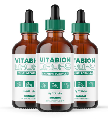 (3 Pack) Vitabion Blood Support Drops Vita Bion Vitamin Supplement 90 Servings