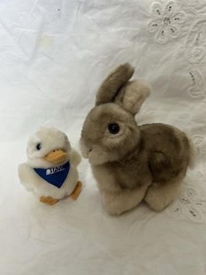 Aflac Ente Schlüsselanhänger Plüschtier & Hase Kaninchen Stofftier - perfekt für Ostern