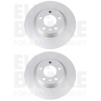 2X Eurobrake Bremsscheiben 272Mm Voll Hinten Passend FÜR Audi A1 VW Polo |