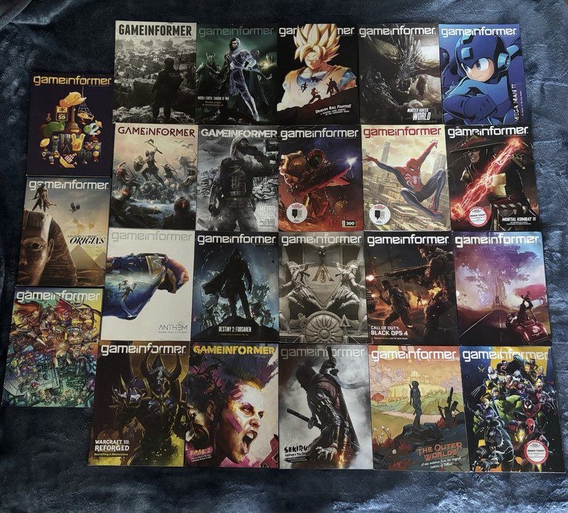 Game Informer Magazine Lot 23 Issues (2017-19) Video Games