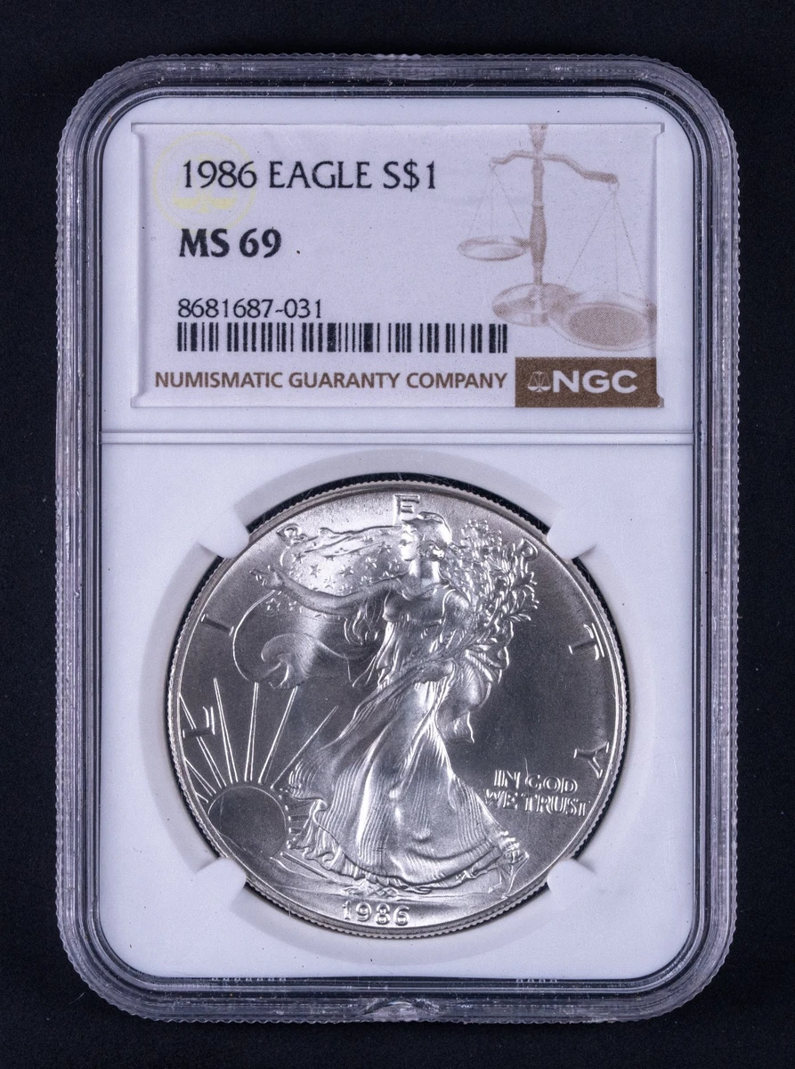 1986 Grade MS 69 NGC Certified Silver Bullion Coins for sale | eBay