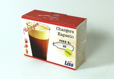 Liss Pure Nitrogen Cartridges for Nitro Cold Brew Coffee - N2 Cartridge... 