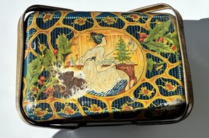 Vintage Sensation Tobacco Tin P Lorillard Advertising Tin Lunch Box Style
