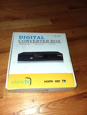 TV Converter Box and Media Player ViewTV AT-163 ATSC Digital w/remote Batterys