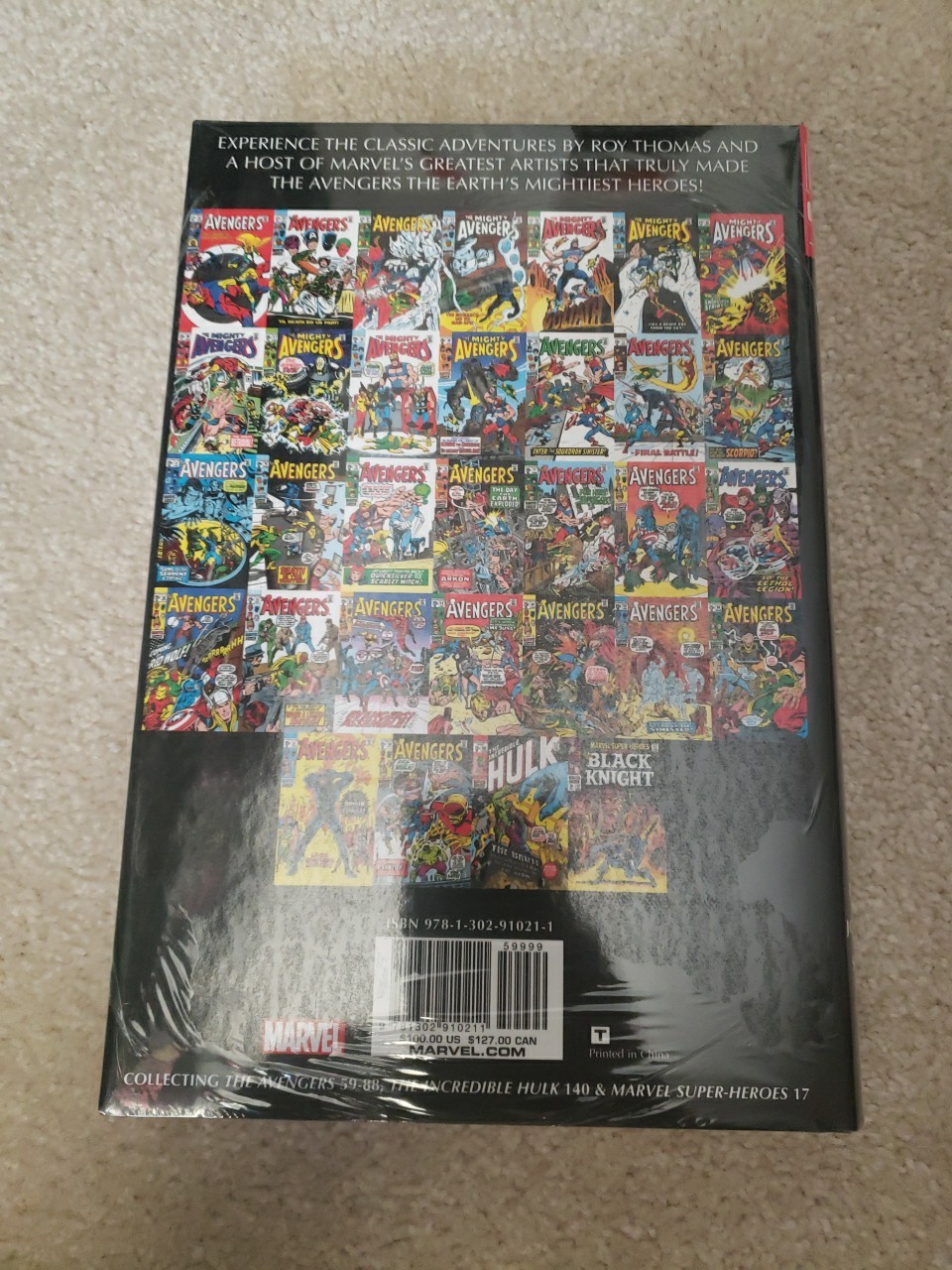 Avengers Omnibus Vol 3 Marvel HC Red Wolf DM Variant New Sealed