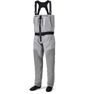 Zip-Front Breathable Chest Fishing Waders Zippered Stockingfoot Waders for Me...