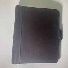 Franklin Quest Top Grain Leather Classic Planner Binder Burgundy 7 Ring