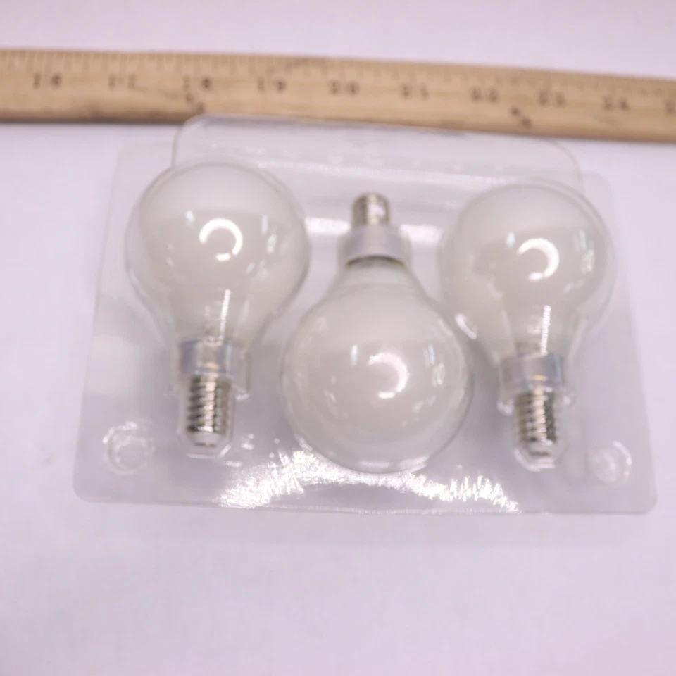 (3-Pk) EcoSmart LED Light Bulb Bright White 60W Equivalent G16.5F6E12930Z - Image 4 of 4