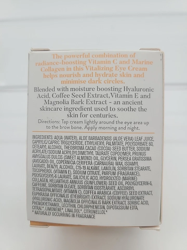 Новый Lanocreme витамин С коллаген оживляющий крем для глаз от морщин - 1 унц - срок годности 01/28 - Изображение 2 из 3