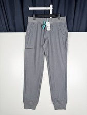 NEW - FIGS Technical Collection - Zamora Jogger Scrub Pants Gray - Women's M