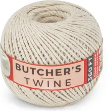 360 Ft Butchers Twine String for Cooking, Wrapping, Unbleached 100% Natural Cott