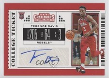 2019 Panini Contenders Draft Picks College Ticket Terence Davis #121 Auto 12g7