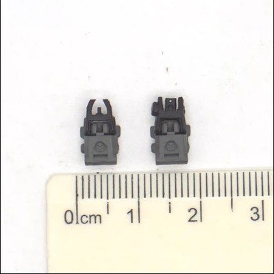 1/6 Scale Front and Rear Sights Plastic Model  for 12'' Action Figures Prop Sence