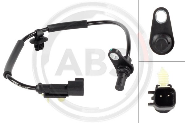 ABS Sensor Raddrehzahl A.B.S. 33034 FüR Ford Ranger TKE Tdci 4X4-image