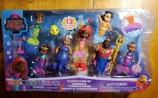 Disney Junior Ariel Atlantica Figure Set 13 Pieces Poseable Color Change Fins