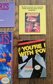 Tetris (Nintendo NES, 1989) BOX POSTER & PAPERS ONLY - No Game - EC!