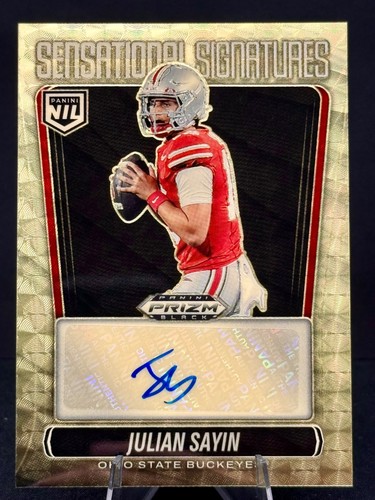 Julian Sayin Gold Vinyl Auto /5 2025 Prizm Black Fotl - First On Print